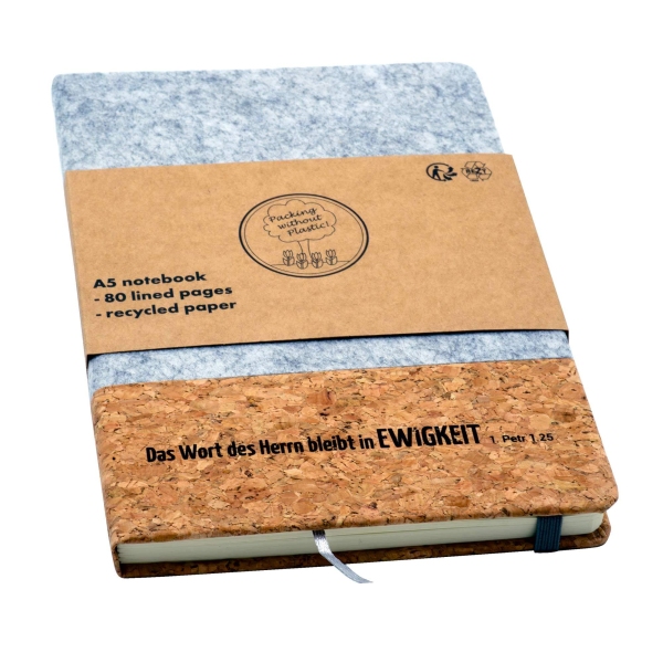 Notizbuch "Kork & Filz Ewigkeit" A5