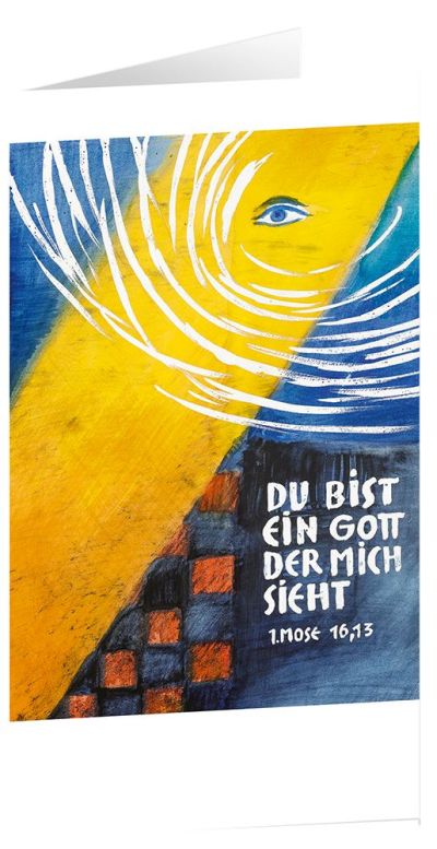 Jahreslosung 2023 - Faltkarte mit Bildbetrachtung 10er Set