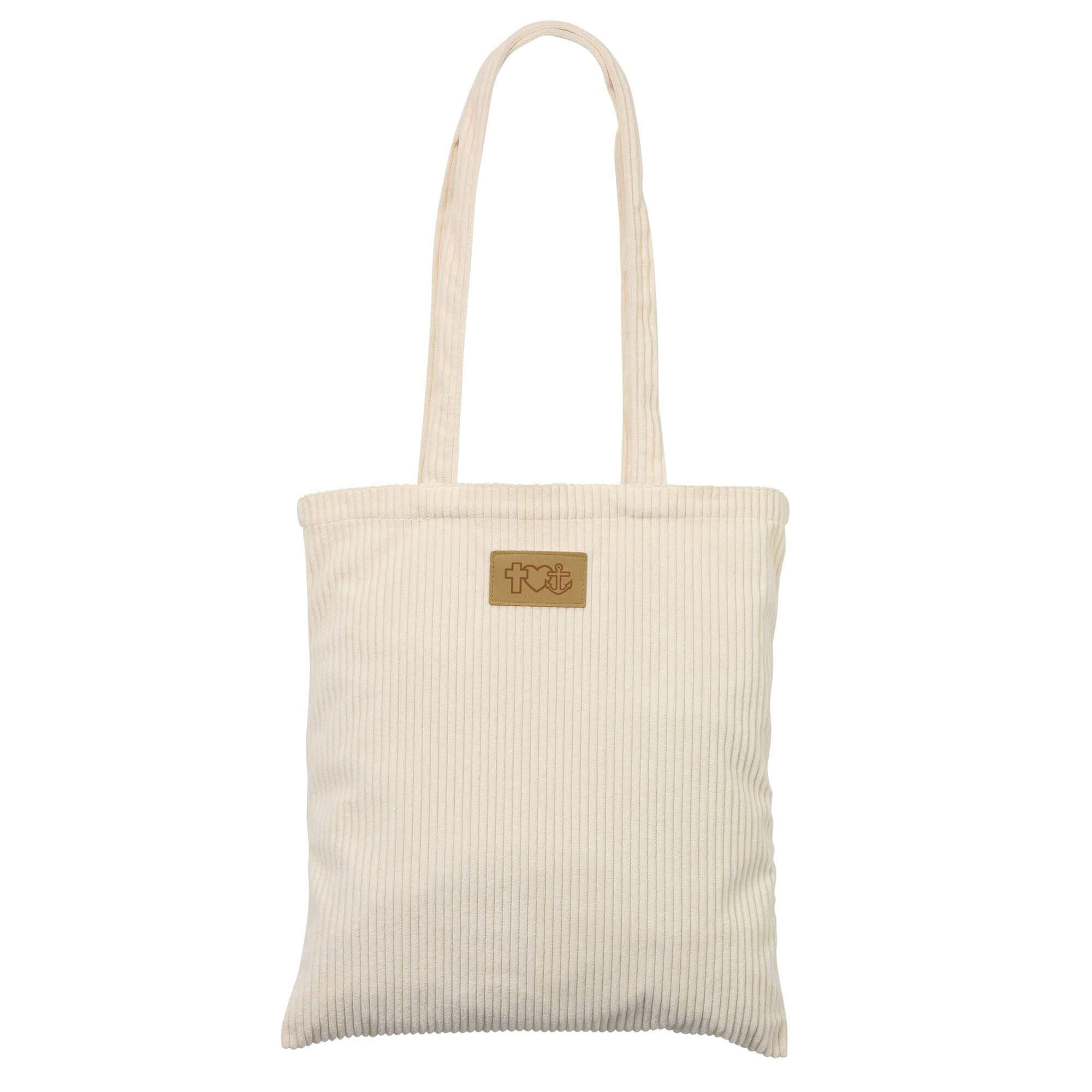 Tragetasche "Glaube, Liebe, Hoffnung" - beige