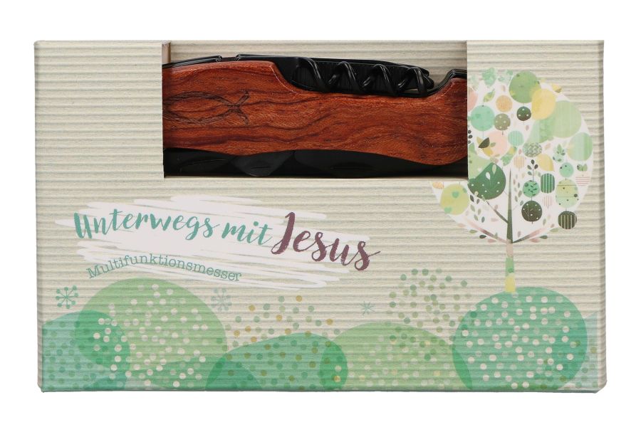 Multifunktions-Taschenmesser "Unterwegs mit Jesus"