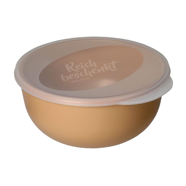 Lunch-Bowl "Reich beschenkt" - beige