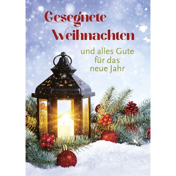 Postkarten: Gesegnete Weihnachten, 4 Stück