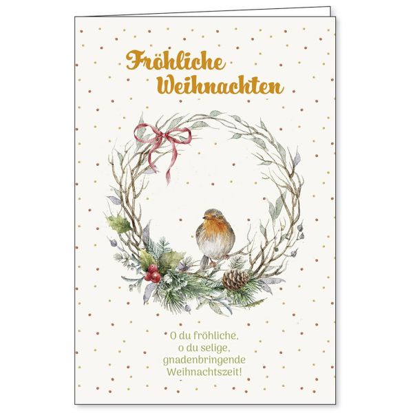 Faltkarte: Fröhliche Weihnachten