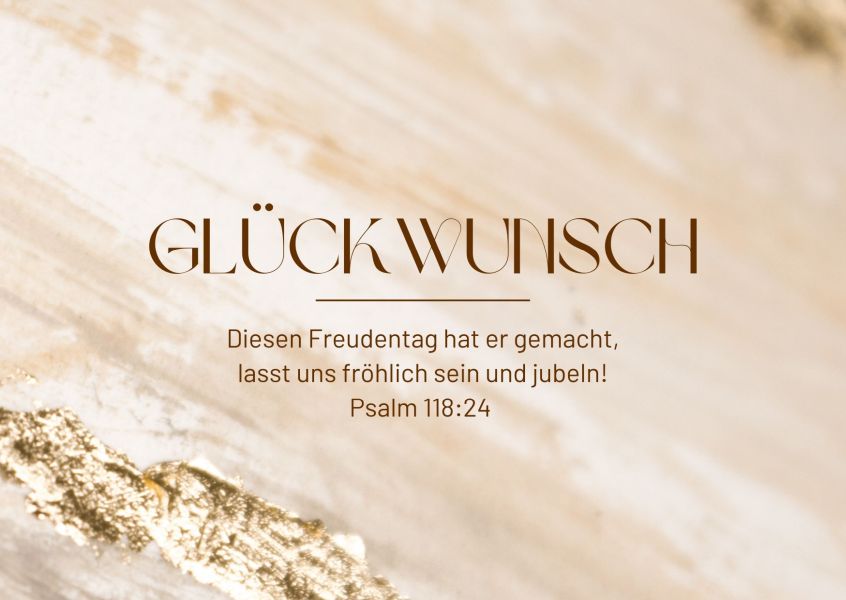Postkarte "Glückwunsch"