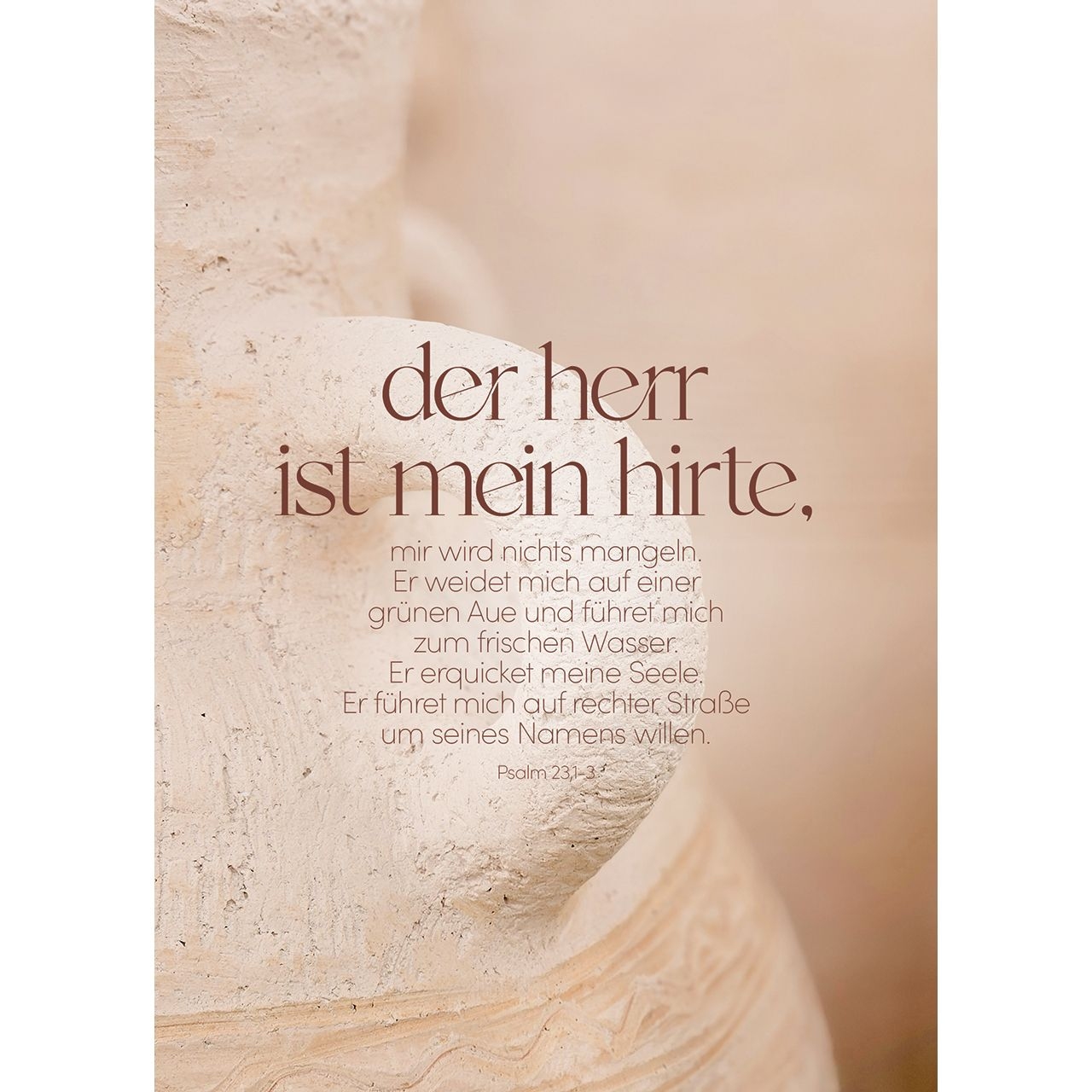 Postkarten: Der Herr ist mein Hirte, 4 Stück