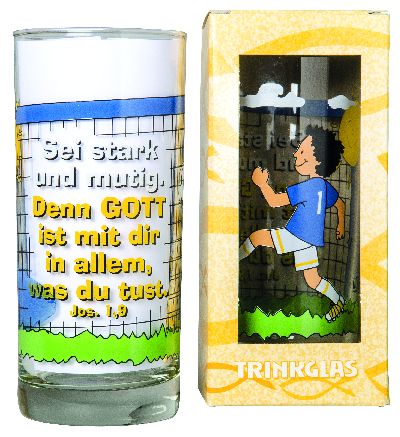 Trinkglas "Fußball"