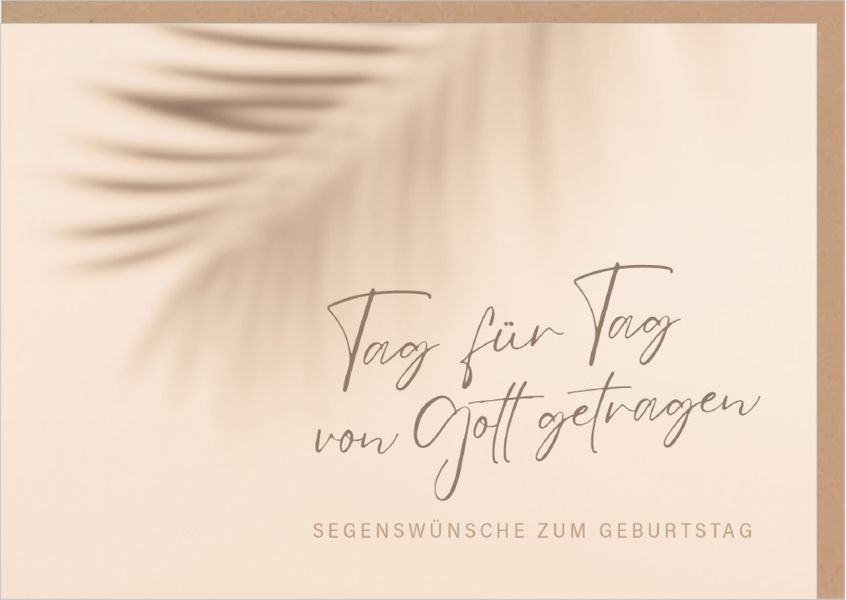Faltkarte "Tag für Tag" - Geburtstag
