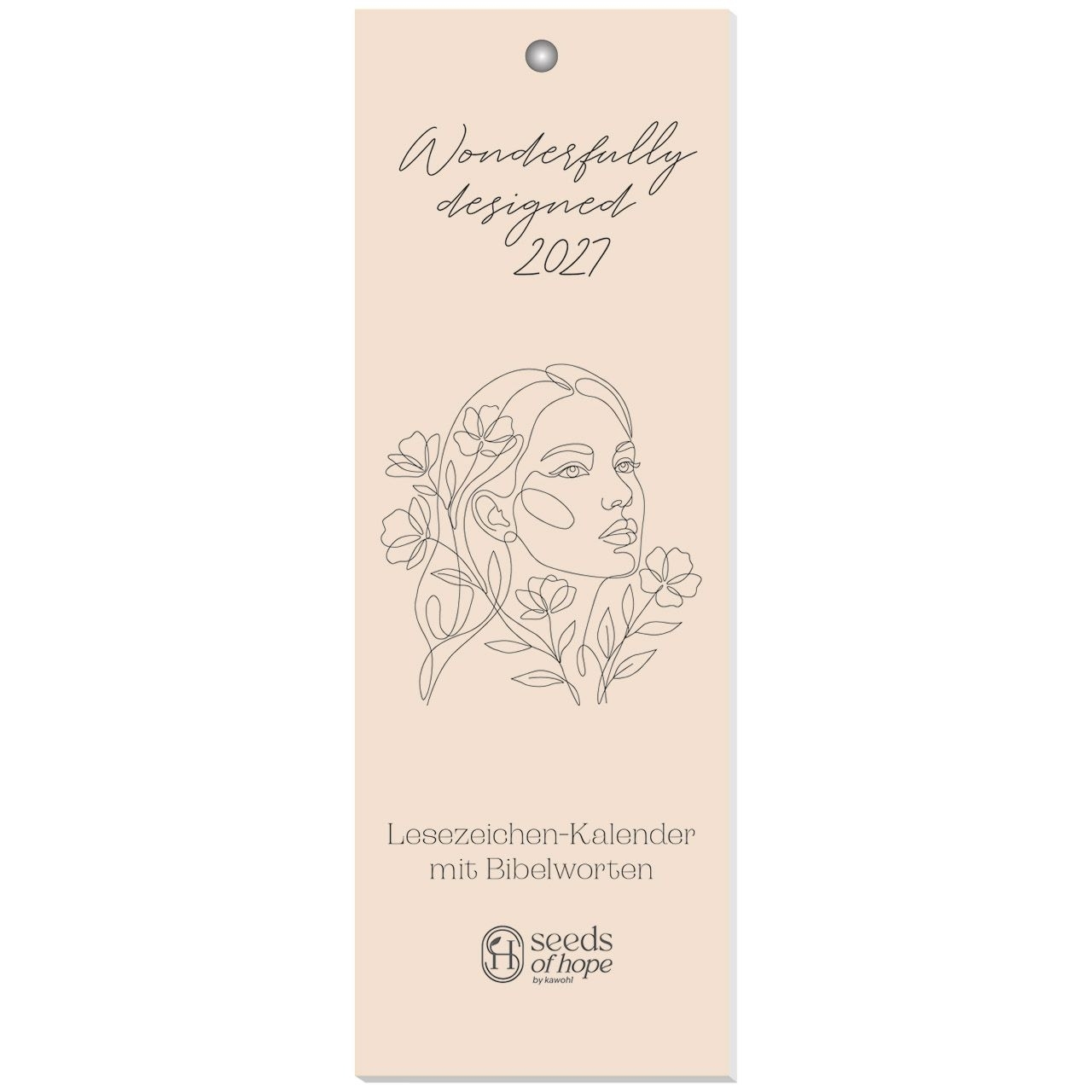 Wonderfully designed 2027 - Lesezeichen-Kalender