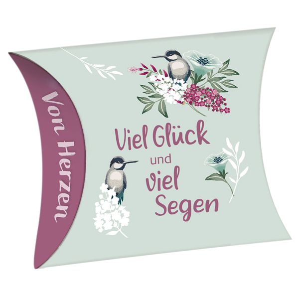 Schafmilchseife Herz "Viel Glück und viel Segen"