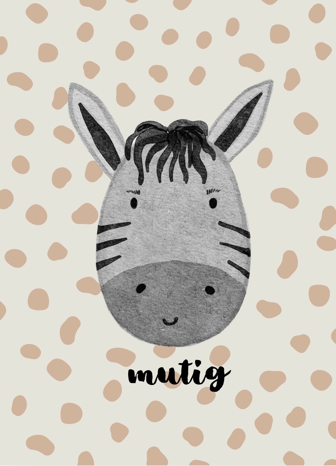 Poster A3 "mutig"