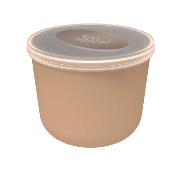 Lunch-Pot "Reich beschenkt" - beige